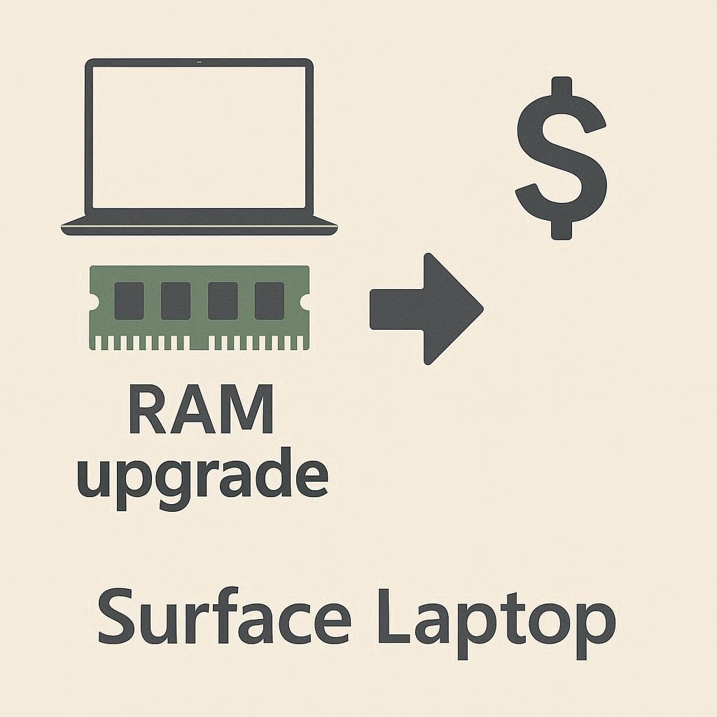 قیمت و هزینه‌های ارتقای رم سرفیس