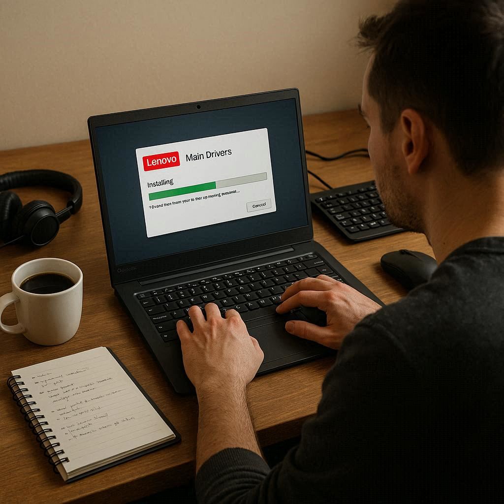 نصب درایورهای اصلی لنوو