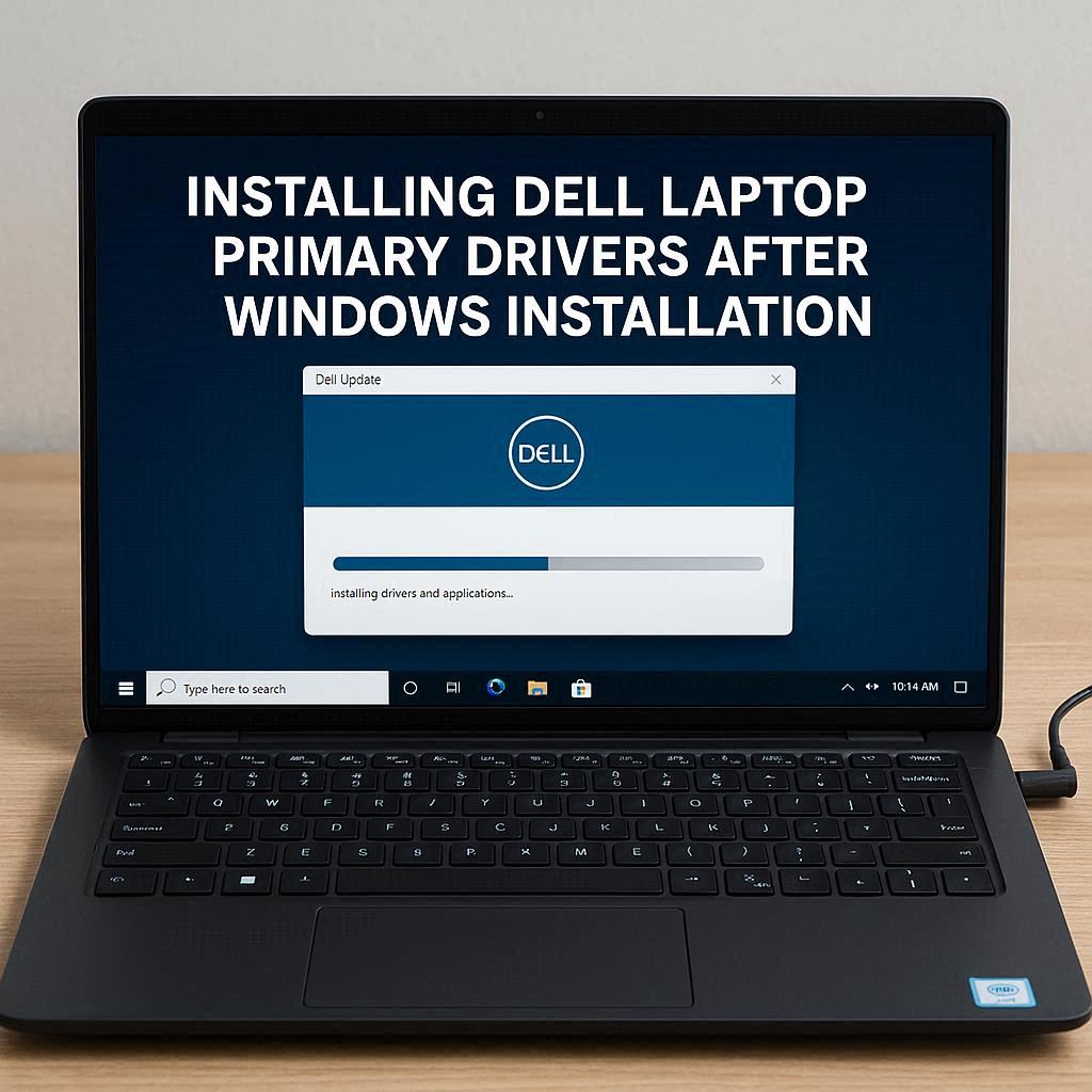 نصب درایورهای اصلی لپ تاپ Dell پس از نصب ویندوز