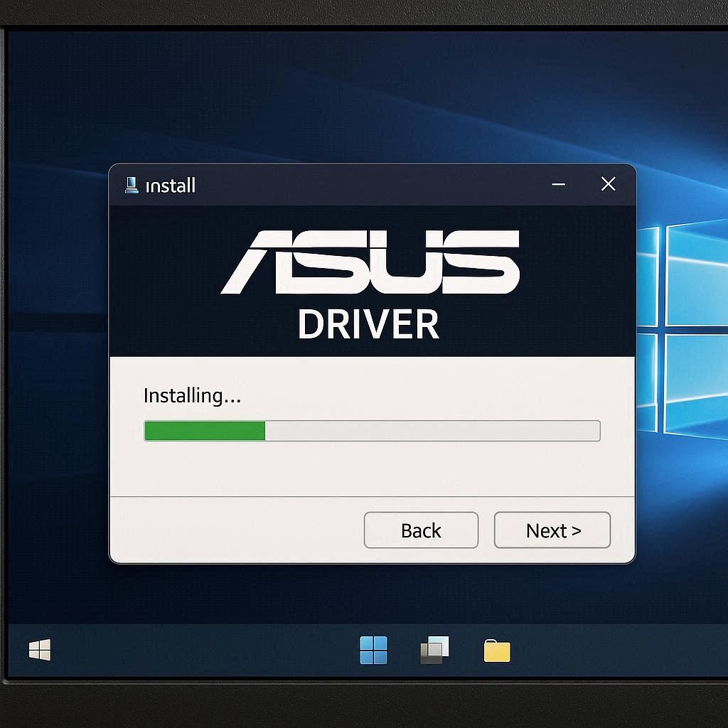 نصب درایورهای ایسوس بعد از ویندوز