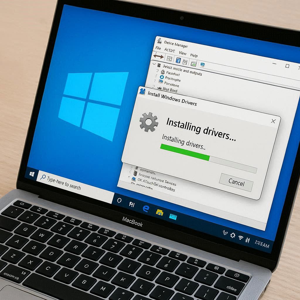نصب درایورهای ویندوز برای مک ‌بوک