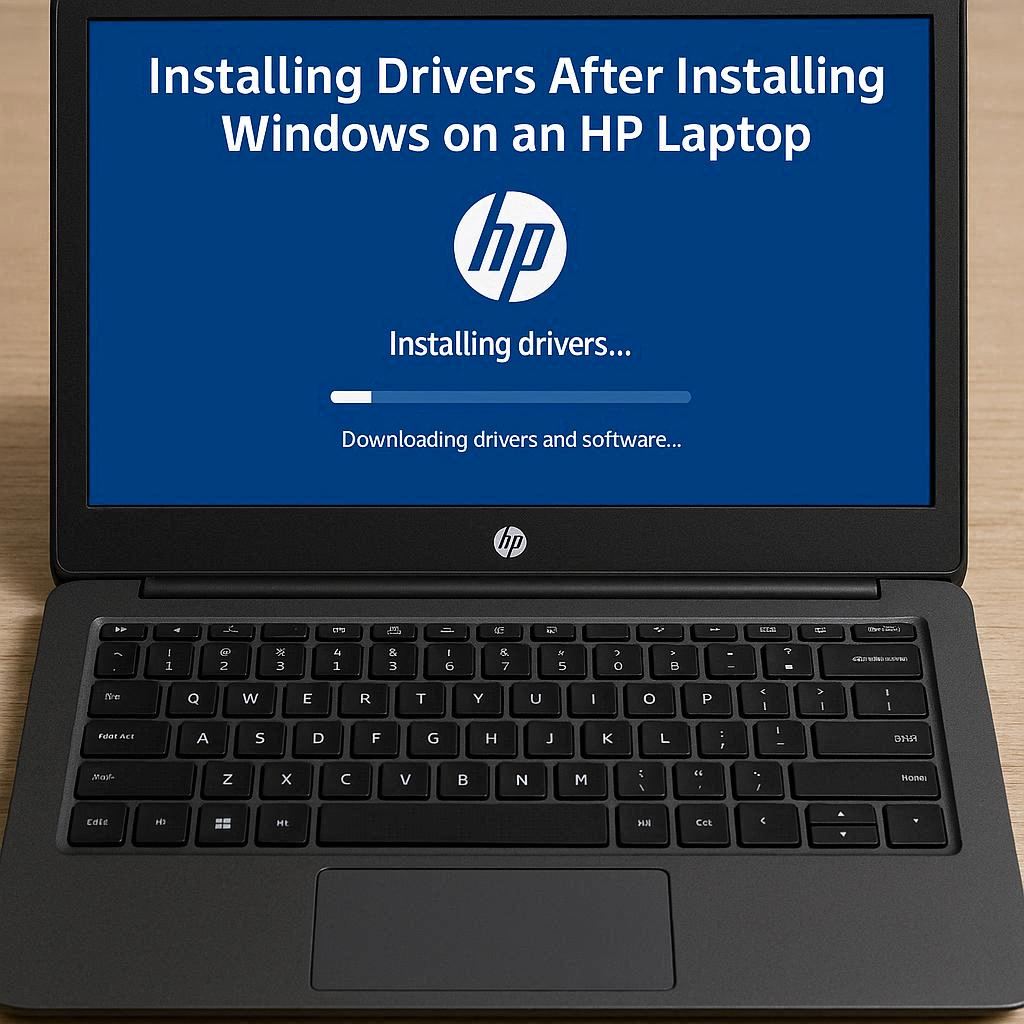 نصب درایورها پس از نصب ویندوز در اچ‌ پی