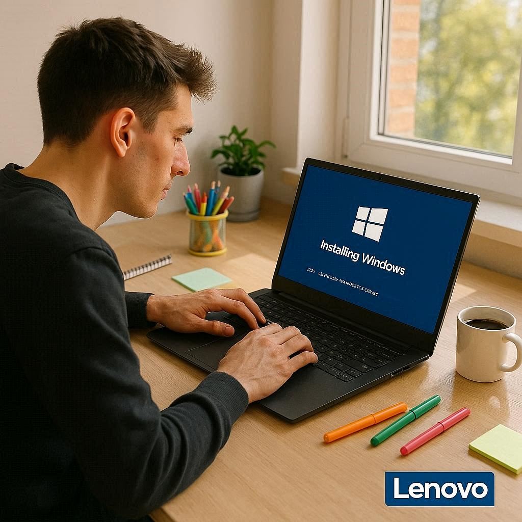 نصب ویندوز روی لپ تاپ لنوو