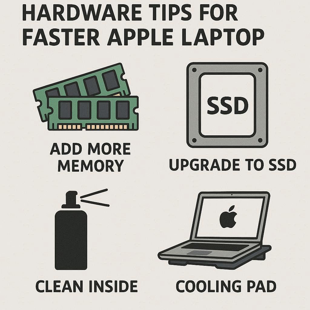 نکات سخت‌افزاری مک بوک برای سرعت بیشتر