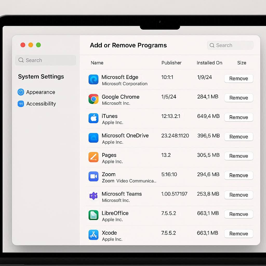 مدیریت برنامه‌های پس‌زمینه
