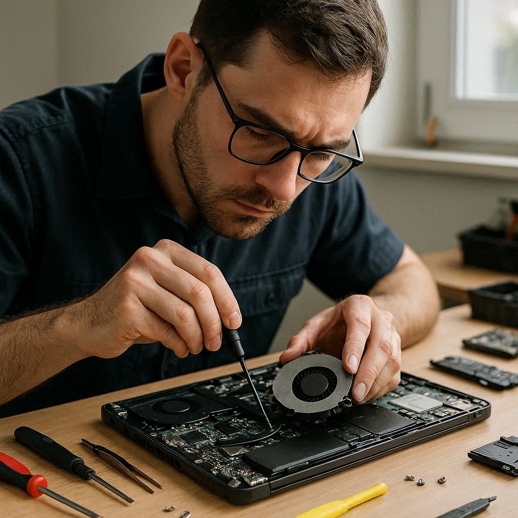 تعمیر و تعویض فن لپ تاپ