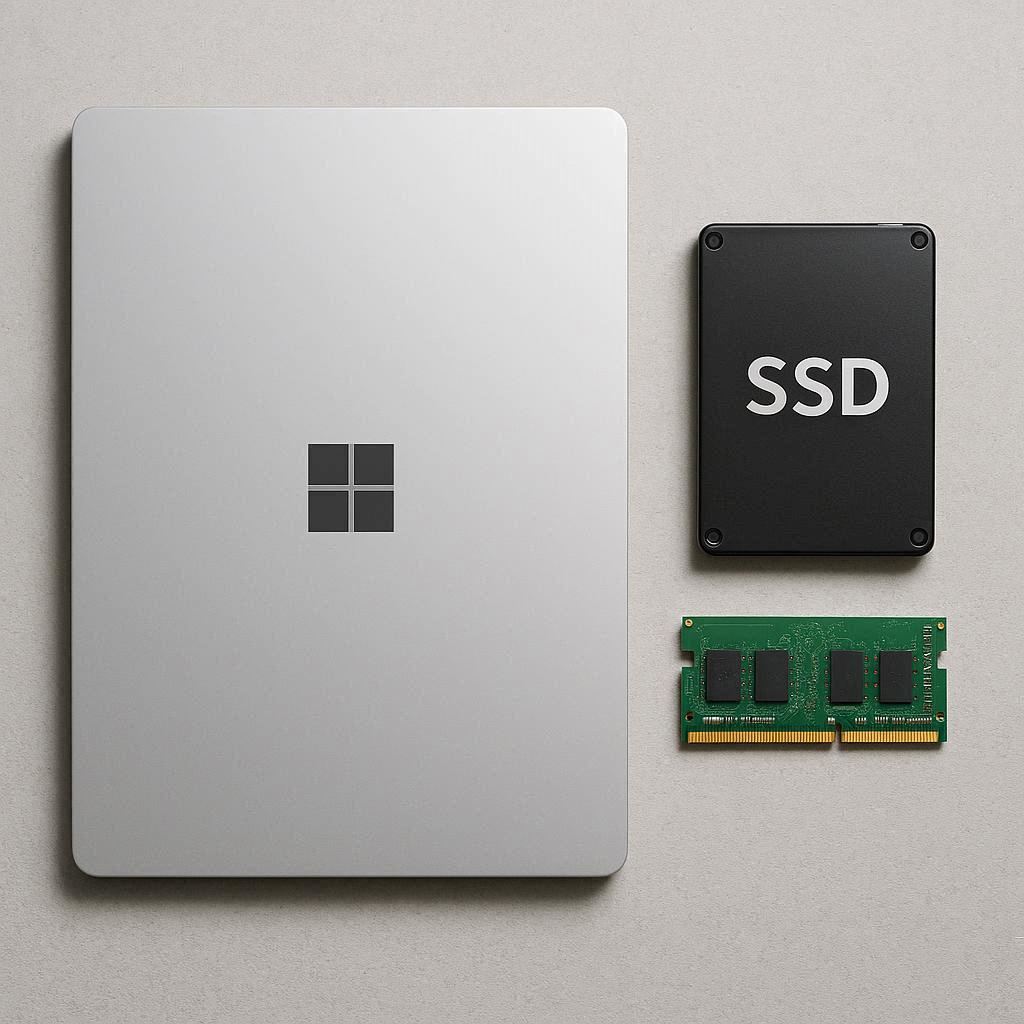 ارتقا لپ تاپ سرفیس