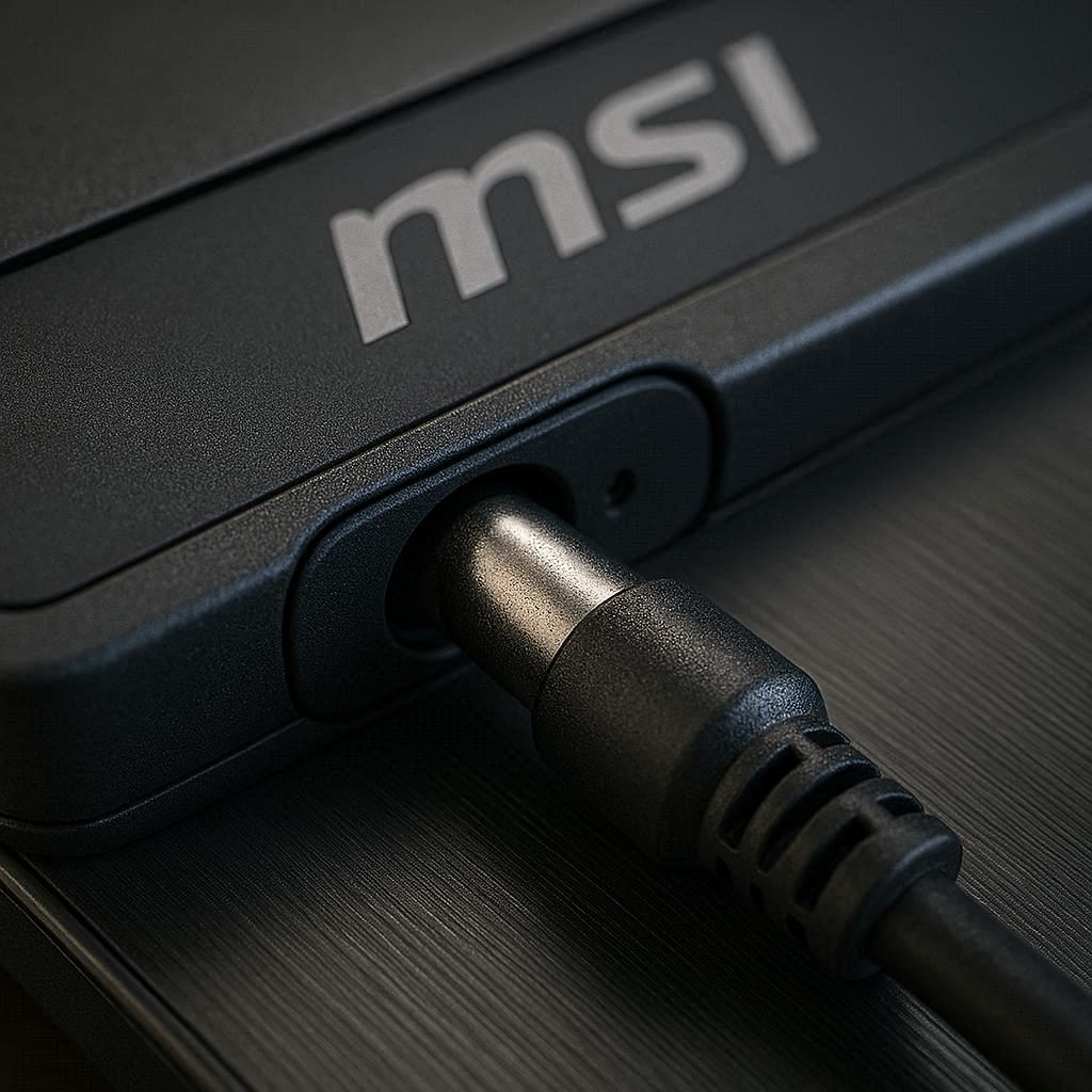 تعمیر و تعویض سوکت شارژ لپ تاپ ام اس آی