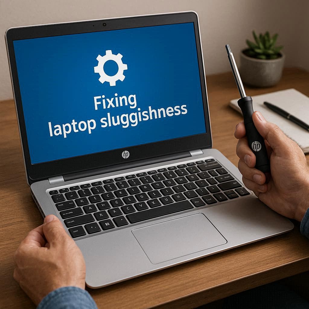 رفع کندی و هنگی لپ تاپ اچ پی